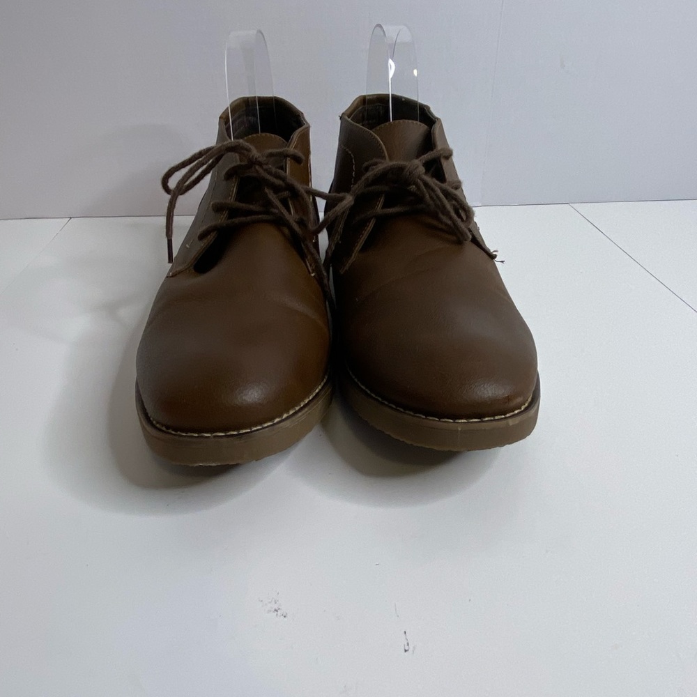 Men's Dexter Comfort Memory Foam Brown Lace up Ankle Boots Size 13 - Picture 7 of 8